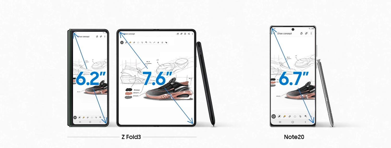 Foldbar mobil: Samsung Galaxy Z Fold3 - Samsung Galaxy Z Flip3